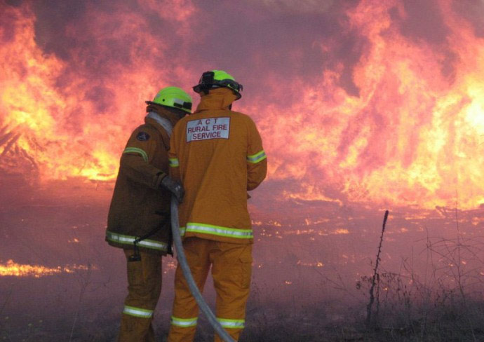 Thankfully its been a relatively quite bushfire season at home. Photo: ACTRFS