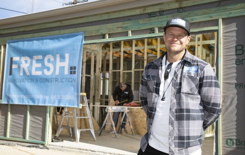 Luke van der Linden, owner of Fresh Renovation & Construction, one of Canberra’s most recommended builders.