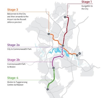Proposed light rail network