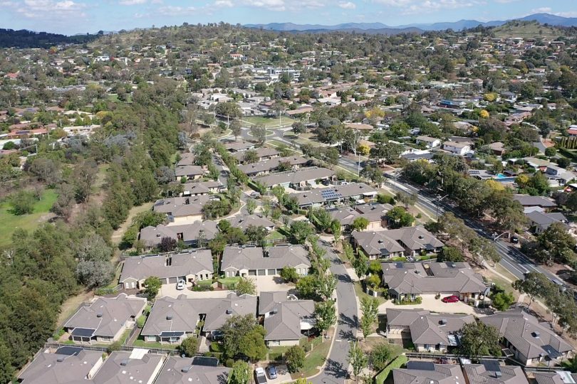Aerial View, Drone, Weston Creek, Houses
