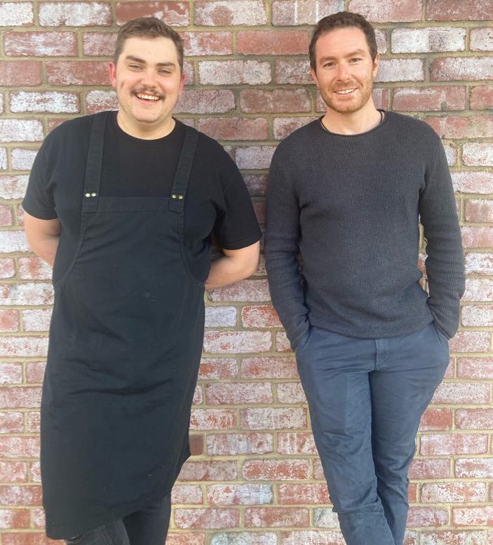 Executive chef Brett and owner Dan