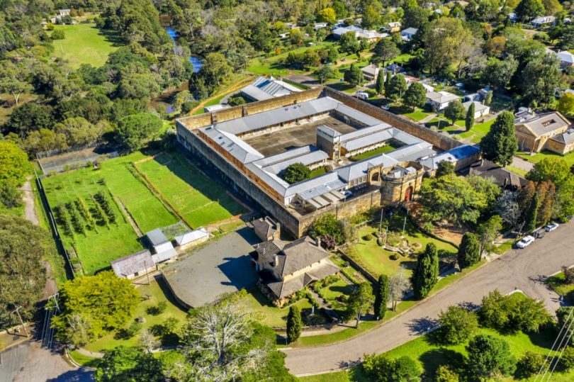 Aerial view of former Berrima Correctional Centre
