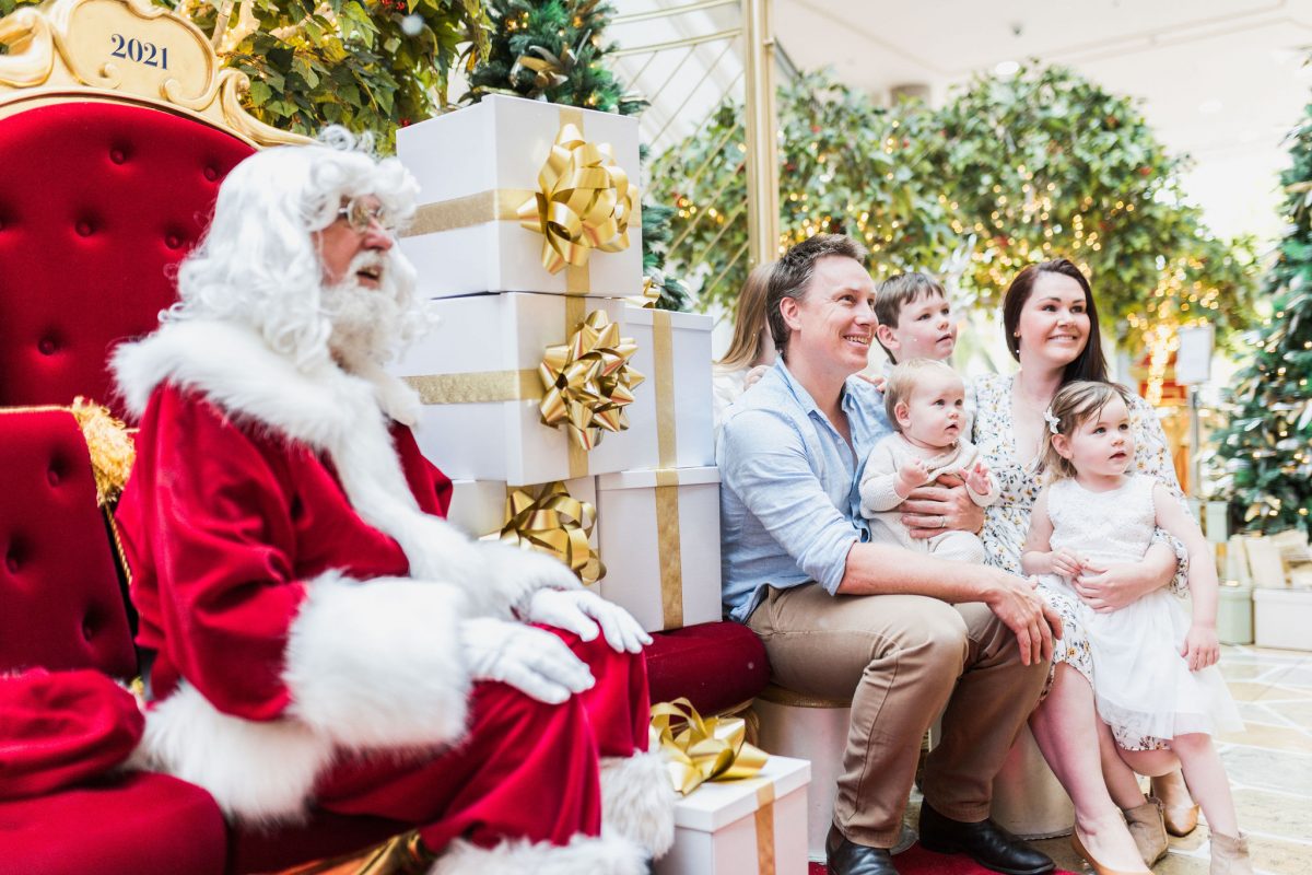 Santa family photos at the Canberra Centre 2021