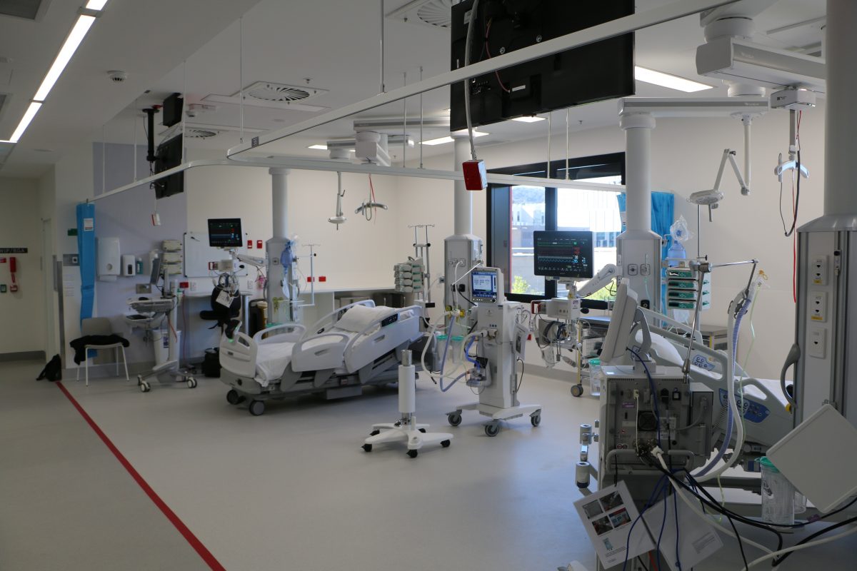 ICU beds at hospital