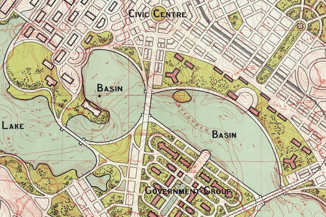 Canberra city original plans
