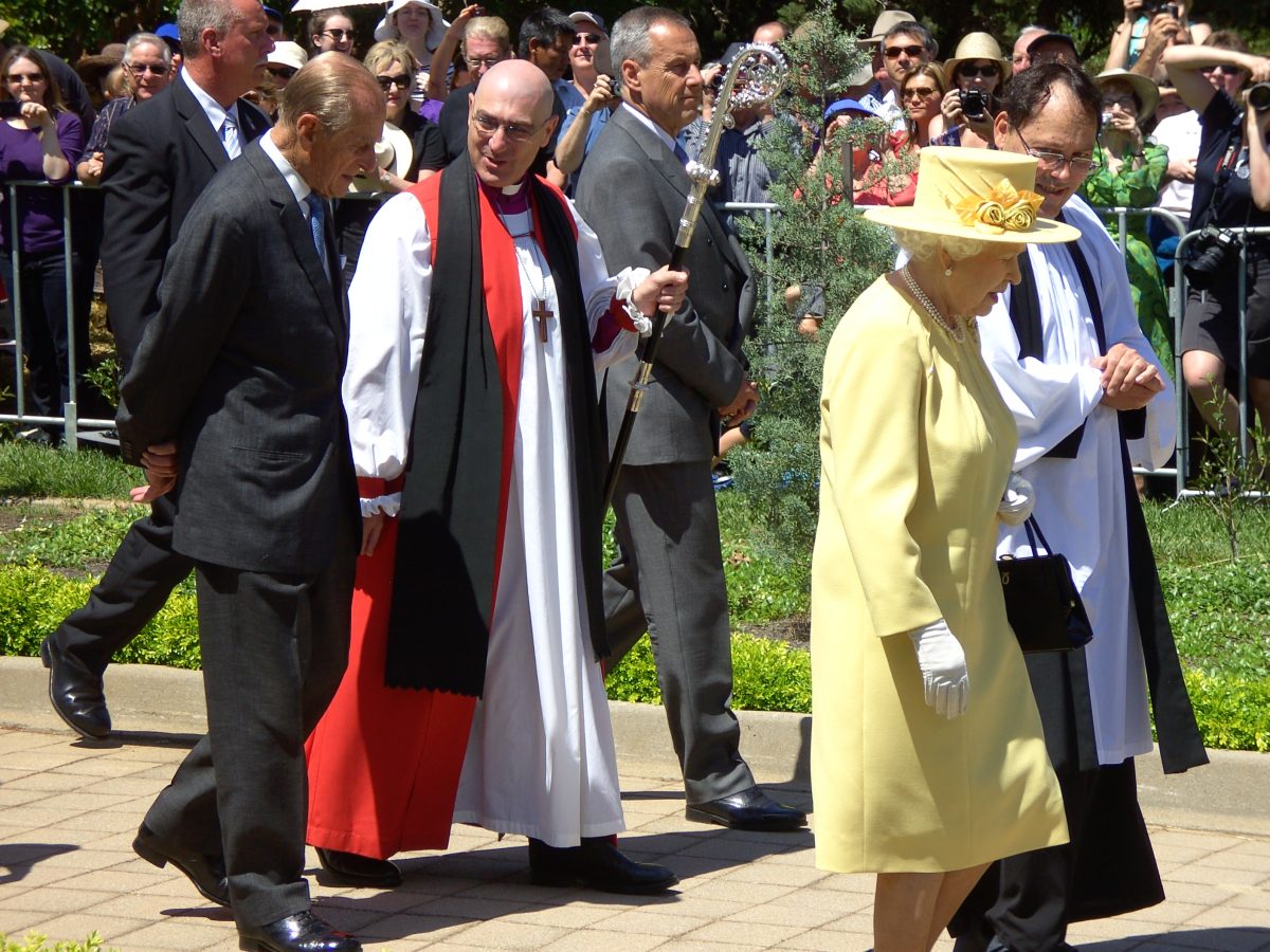 Prince Philip and the Queen in Canberra in 2011