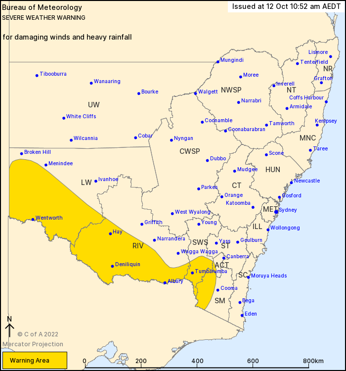 Map of NSW 