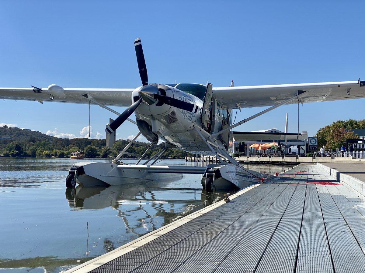 Seaplane on Lake Burley Griffin