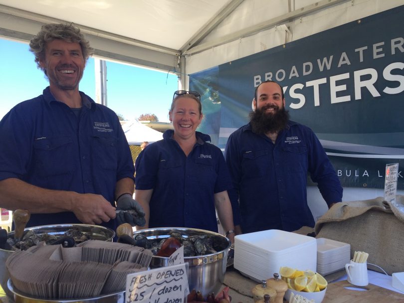 The Broadwater Oyster team