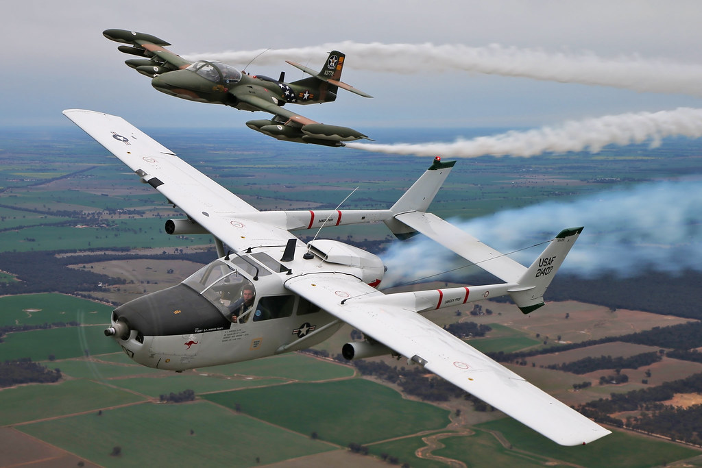 Aircrafts in flight for Warbirds Downunder